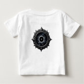 グラビティワープブラックホールエンブレムTシャツ ベビーTシャツ (裏面)