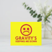 グラビティ保が下がった！ ポストカード (スタンド正面)