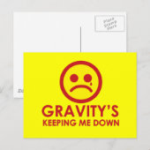 グラビティ保が下がった！ ポストカード (正面/裏面)