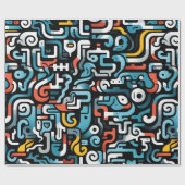 グラフか？ああ！01ラッピング紙 ラッピングペーパー (フラット)