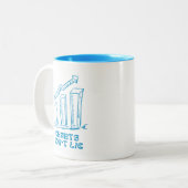 グラフが偽りでない ツートーンマグカップ (正面左)