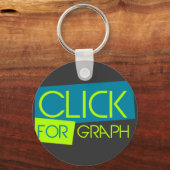 グラフのクリックポートクレフ、 音符記号 キーホルダー (正面)