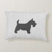 グラファイトテリアオングレーストライプズ アクセントクッション (裏面)