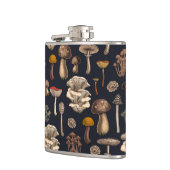 グラファイトブラックの野生のキノコ フラスク (左)