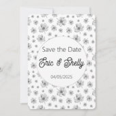 グラフィカルなピーオニー。 招待状 (正面)