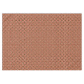 グラフィカルな織り自然ラタンオンカスタムブラウン テーブルクロス (正面(横))