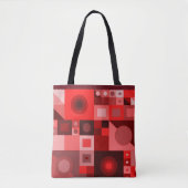 グラフィカルカラフルのショッピングトートバッグへの愛 トートバッグ (正面)