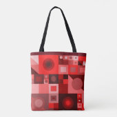 グラフィカルカラフルのショッピングトートバッグへの愛 トートバッグ (裏面)