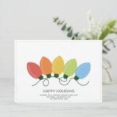 グラフィカルモダンライトクリスマス シーズンカード (スタンド正面)