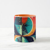 グラフィカル抽象化マググ マグカップ (中央)