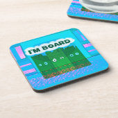 グラフィッおもしろいク：私は退屈な文字アート コースター (左側)