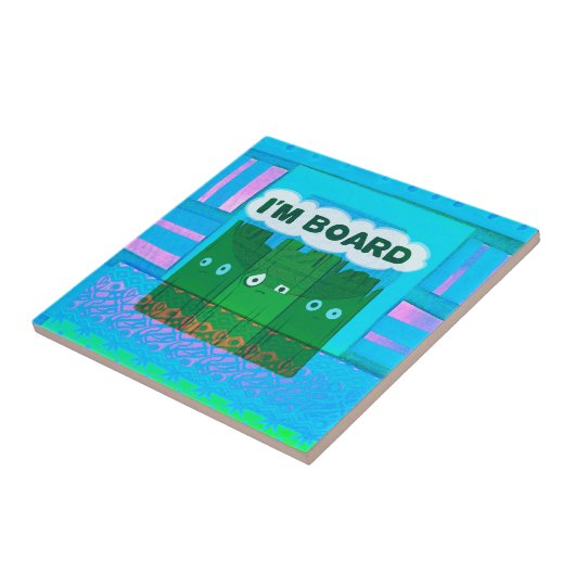 グラフィッおもしろいク:私は退屈な文字アート タイル (側面)