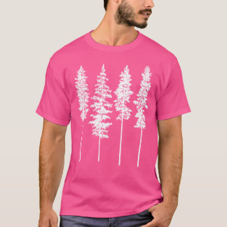 グラフィックおもしろいスキニーパイン – 夏ハイキングNat Tシャツ