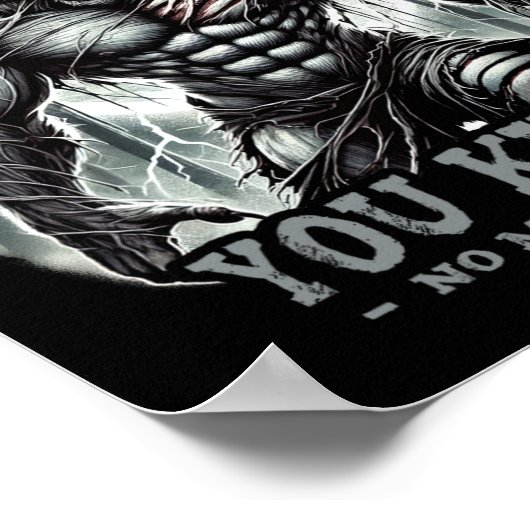 グラフィックおもしろいティーで保護Alpha Woを撮影 ポスター (角)