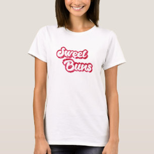グラフィックおもしろいティー!かわいい甘いパンのシャツ Tシャツ