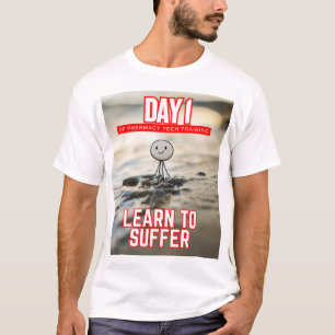 グラフィックおもしろいー薬局技術トレーニング Tシャツ