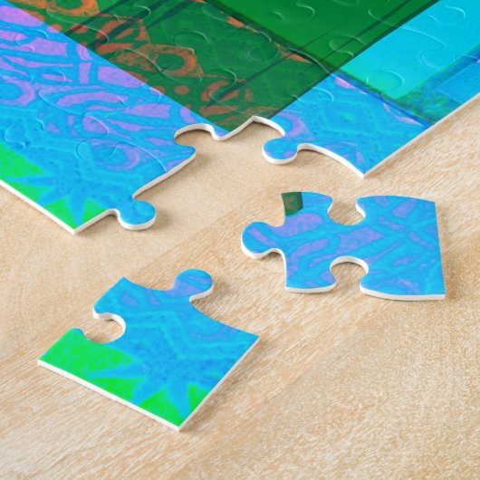 グラフィックおもしろい感動的ー私は退屈な文字アート ジグソーパズル (側面)