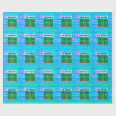 グラフィックおもしろい感動的ー私は退屈な文字アート ラッピングペーパー (フラット)