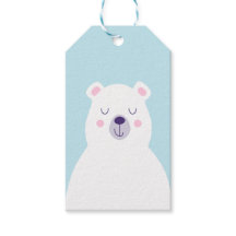 グラフィックかわいい白いシロクマのクリスマスの冬