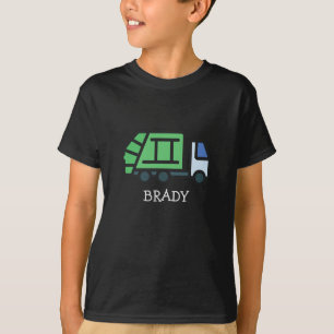 グラフィックごみ/リサイクルトラック(キッズ名) Tシャツ