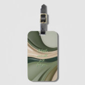 グラフィックに荷物タグをスタイリッシュ挿入 ラゲッジタグ (正面縦)