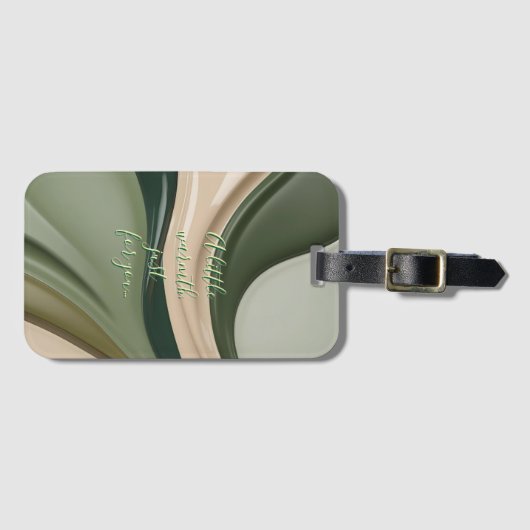 グラフィックに荷物タグをスタイリッシュ挿入 ラゲッジタグ (正面横)