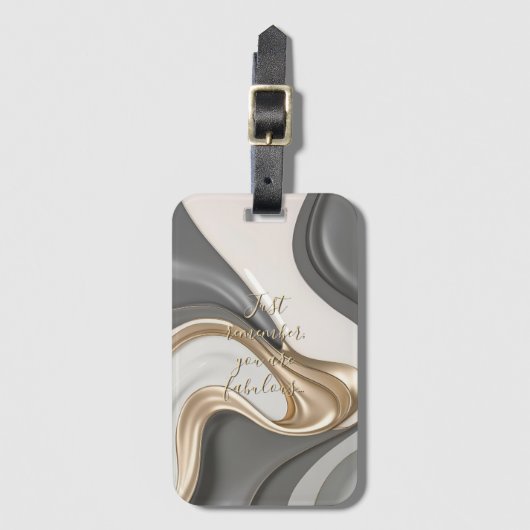 グラフィックに荷物タグをスタイリッシュ挿入 ラゲッジタグ (正面縦)