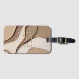 グラフィックに荷物タグをスタイリッシュ挿入 ラゲッジタグ