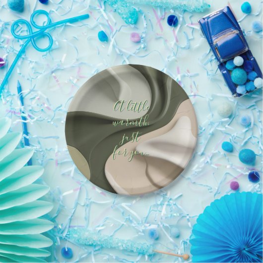 グラフィックのラウンド紙スタイリッシュプレート ペーパープレート (パーティー)