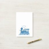 グラフィックの名前が付けられたブルートレインに注意 ポストイット (デスク上)