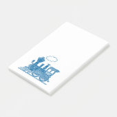 グラフィックの名前が付けられたブルートレインに注意 ポストイット (アングル)