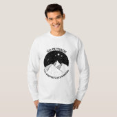 グラフィックの外に出ると素晴らしいヴィンテージ自然 Tシャツ (正面フル)