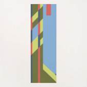 グラフィックの色と図形 ヨガマット (正面)