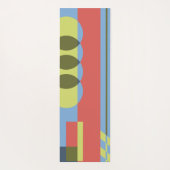 グラフィックの色と図形 ヨガマット (裏面)