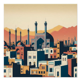 グラフィックのIsfahan ポスター