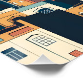 グラフィックのIsfahan ポスター (コーナー)