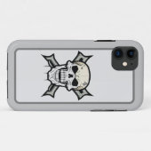 「グラフィックはっきりしたス:スカルデザイン」 Case-Mate iPhoneケース (裏面(横))