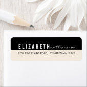 グラフィックはっきりしたモダンブロック住所 シール (インサイチュ)