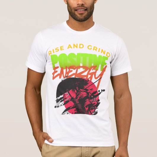 グラフィックやる気を起こさせるTシャツ Tシャツ (正面)