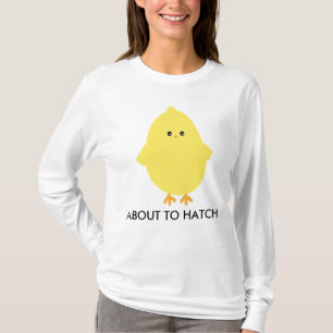 グラフィックを工夫する約かわいく黄色いひよこ Tシャツ