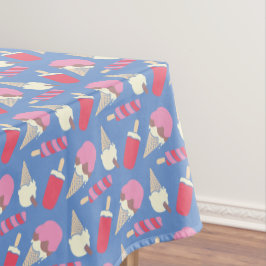 グラフィックアイスとポプシクルのテーブルクロス テーブルクロス