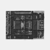 グラフィックアーキテクチャIV フリースブランケット (正面(横))