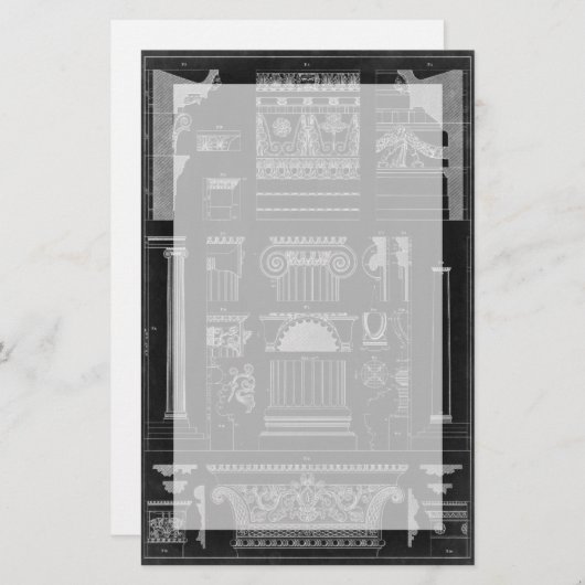 グラフィックアーキテクチャIV 便箋 (正面/裏面)