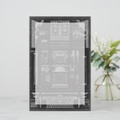 グラフィックアーキテクチャIV 便箋 (スタンド正面)