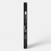グラフィックアーキテクチャIV iPhoneケース (左側面)