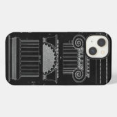 グラフィックアーキテクチャIV iPhoneケース (裏面横)