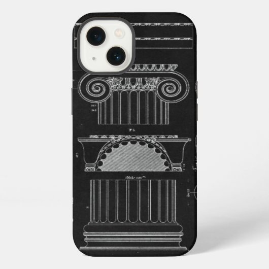 グラフィックアーキテクチャIV iPhoneケース (裏面)