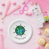 グラフィックアースの日 – 毎日 – パーティー ペーパープレート (パーティー)