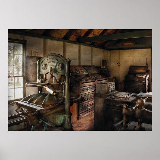 グラフィックアーティスト – 印刷所 ポスター (正面)