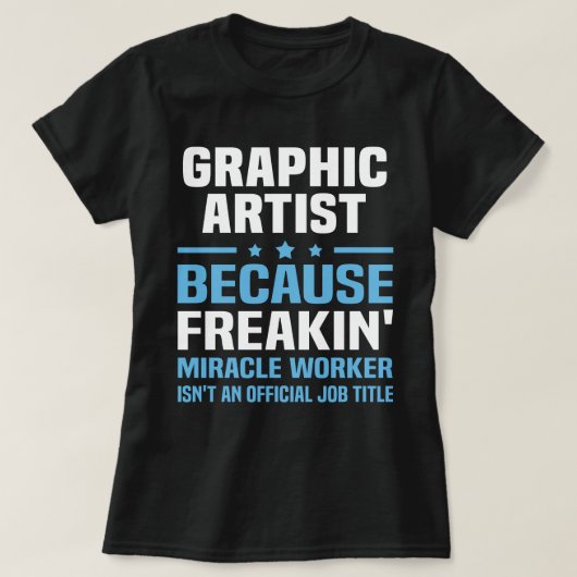グラフィックアーティスト Tシャツ (デザイン正面)
